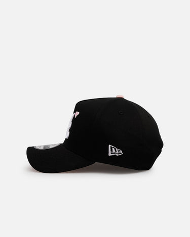 New Era Atlanta Braves 'Pink Satin Hearts 2.0' 9FORTY A-Frame Snapback Black/Pink