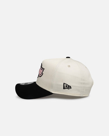 New Era Los Angeles Lakers "Chrome Black Pink" 9Forty A-Frame Snapback White