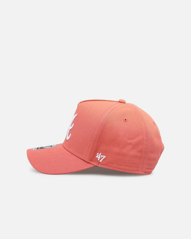 47 Brand Atlanta Braves 'Sun Fade' in 47 Offside Snapback Island Red