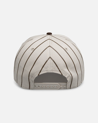 New Era New York Yankees 'Washed Stone Walnut' 19TWENTY Snapback Brown Pinstripe