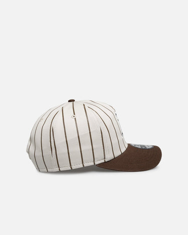 New Era Oakland Athletics 'Washed Stone Walnut' 19TWENTY Snapback Brown Pinstripe