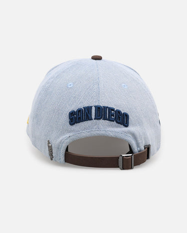 Pro Standard San Diego Padres 'Denim Suede' Pro Pinch Strapback Denim