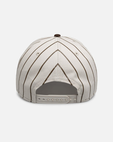 New Era Oakland Athletics 'Washed Stone Walnut' 19TWENTY Snapback Brown Pinstripe