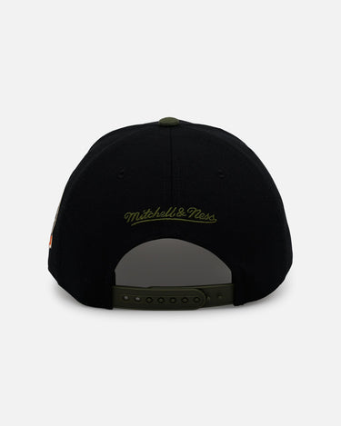 Mitchell & Ness Los Angeles Dodgers 'Olive Cargos' Pro Pinch Snapback Olive/Black