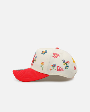 New Era Atlanta Braves Summer Flowers 3.0  9FORTY A-Frame Snapback Pink