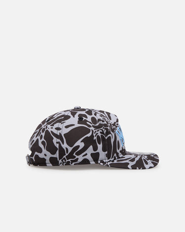 New Era New York Mets 'Brushed Cotton' 19TWENTY Strapback Black/Light Blue
